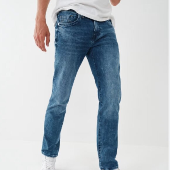 True Religion Geno Slim ink blue jeans size 33 x 34 New with Tags - Picture 1 of 9